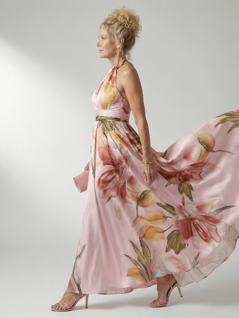 Amiel | Robe Maxi Légère à Fleurs