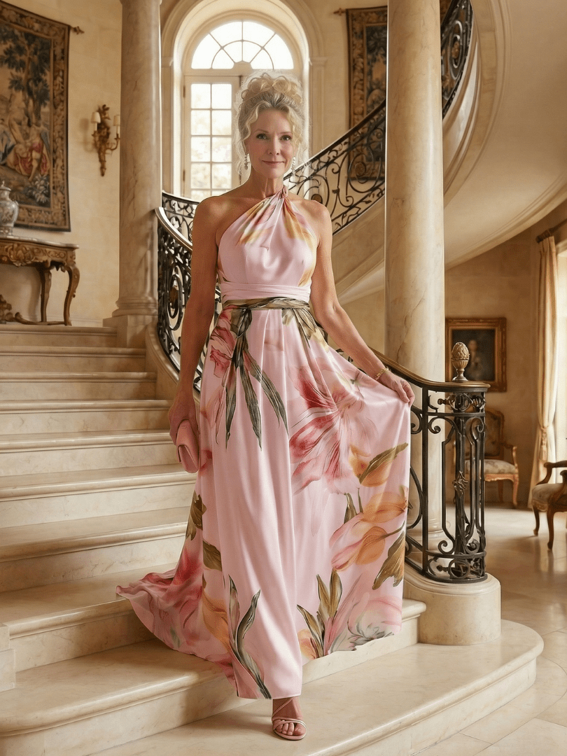 Amiel | Robe Maxi Légère à Fleurs