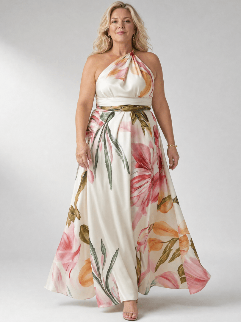 Amiel | Robe Maxi Légère à Fleurs