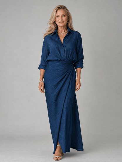 Mirque | Robe Maxi à Manches Longues