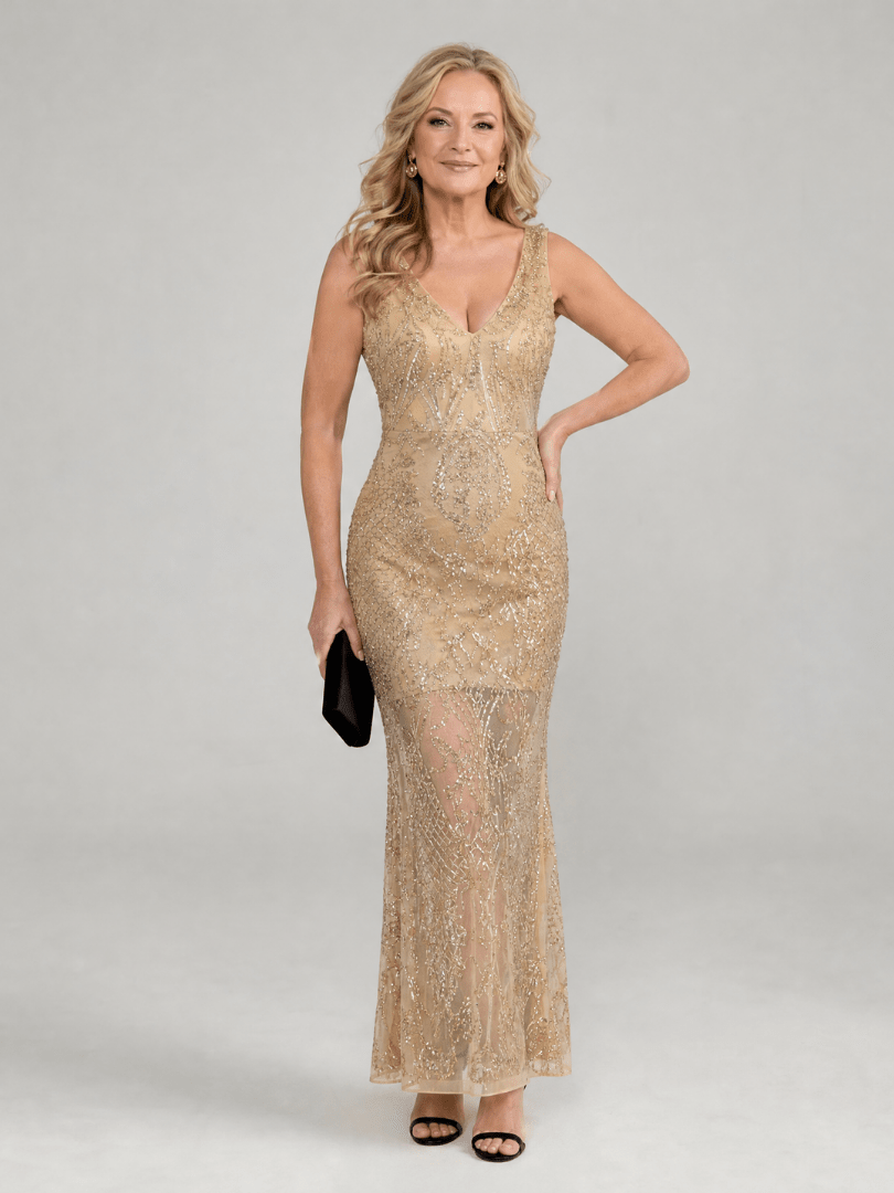 Sirea | Robe Midi à Paillettes