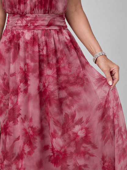 Avien | Robe Midi Douce avec Encolure Halter