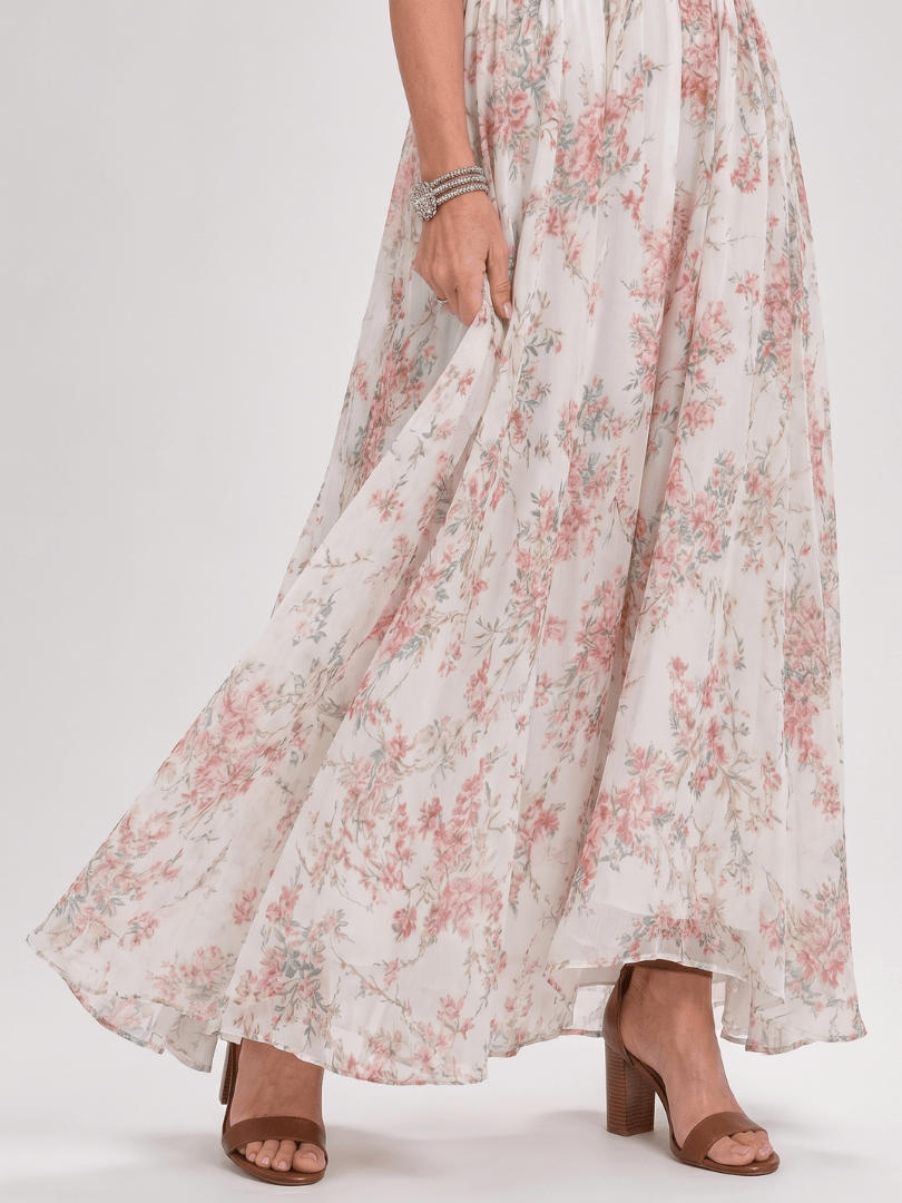 Guinevere | Robe Midi à Imprimé Floral