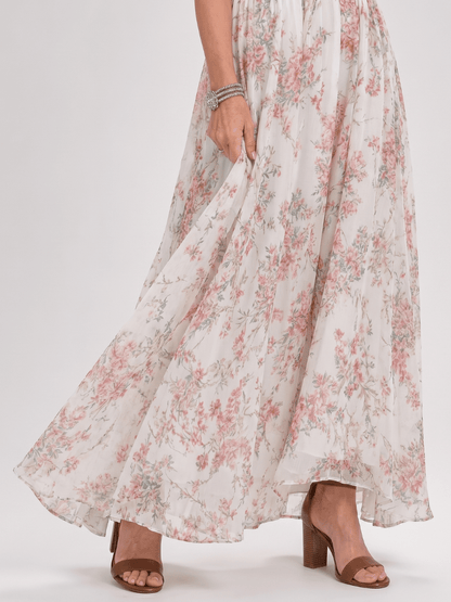 Guinevere | Robe Midi à Imprimé Floral