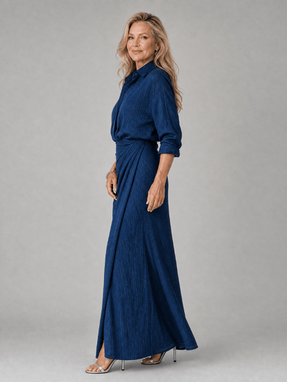 Mirque | Robe Maxi à Manches Longues
