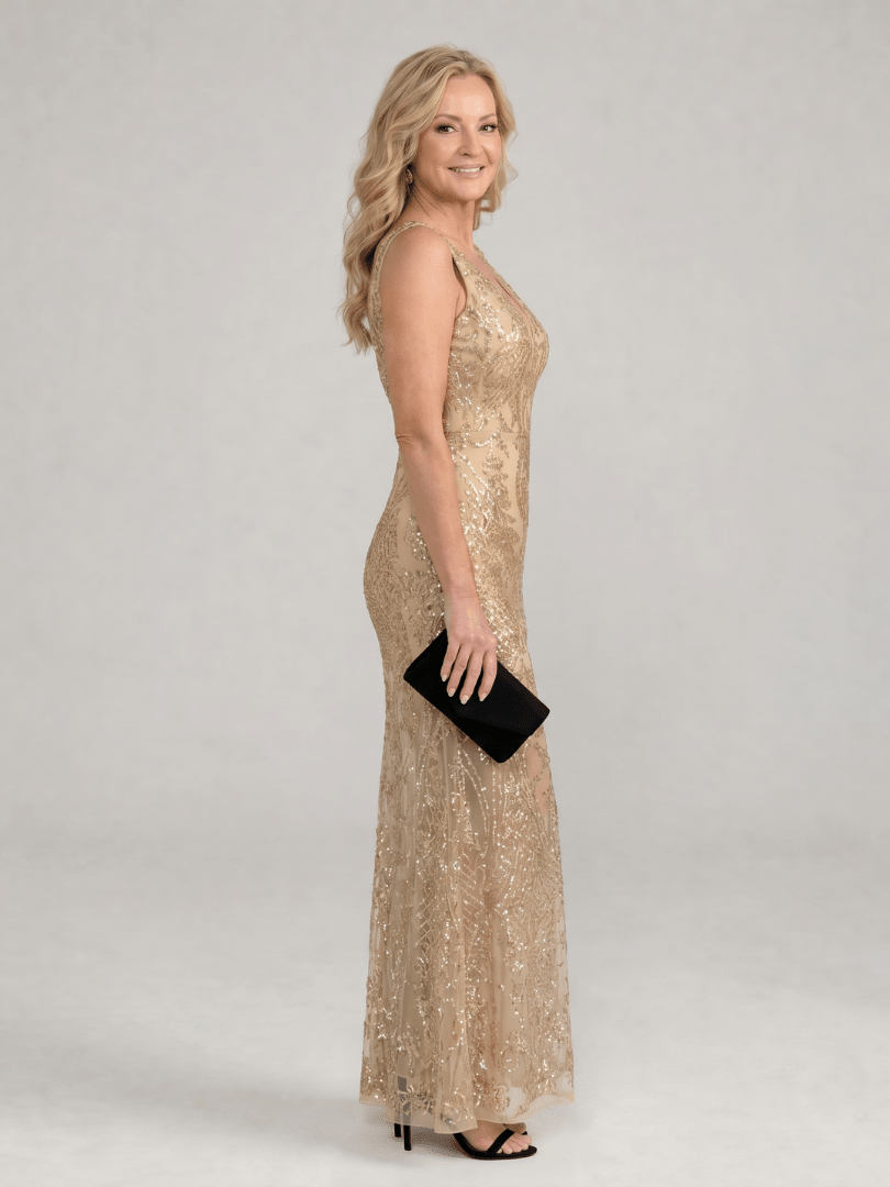 Sirea | Robe Midi à Paillettes