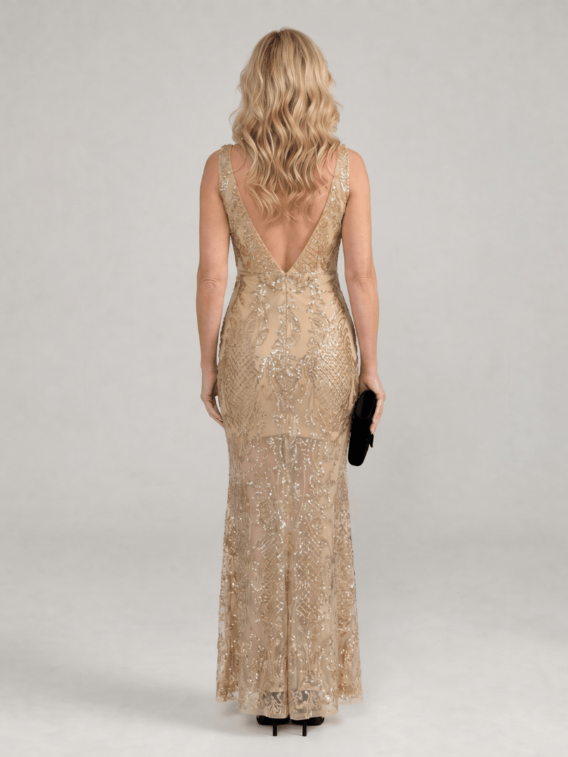 Sirea | Robe Midi à Paillettes