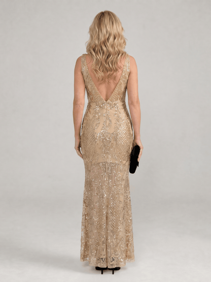 Sirea | Robe Midi à Paillettes