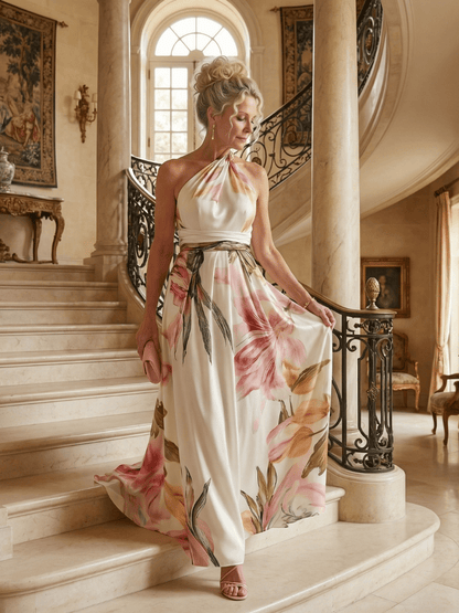 Amiel | Robe Maxi Légère à Fleurs