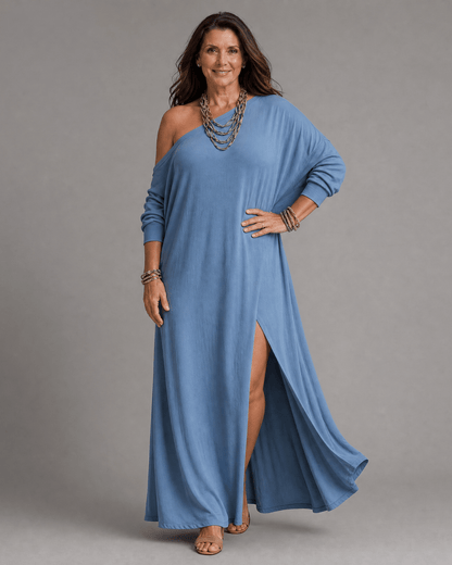 Asterelle | Robe Midi à Une Épaule