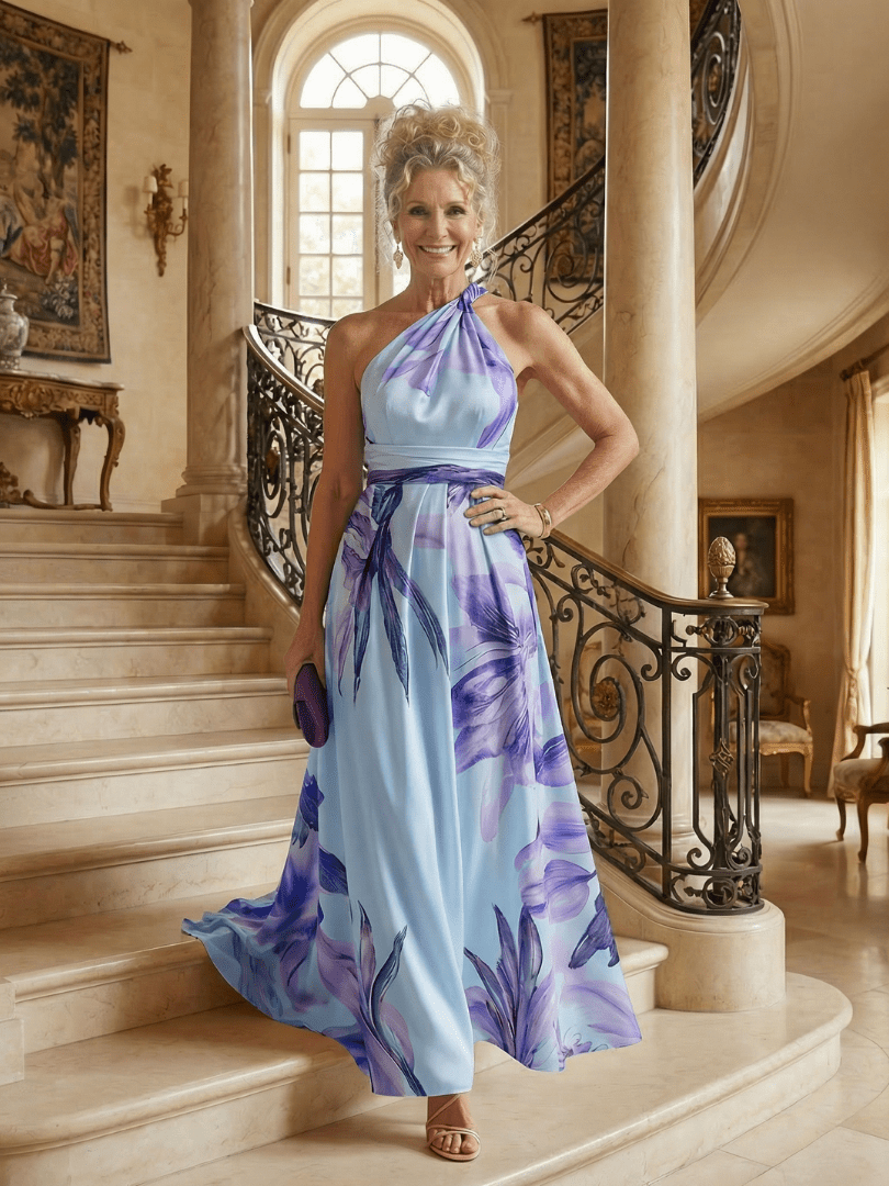 Amiel | Robe Maxi Légère à Fleurs